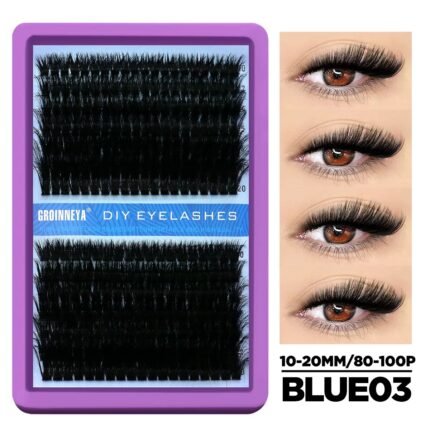 Purple cluster lash